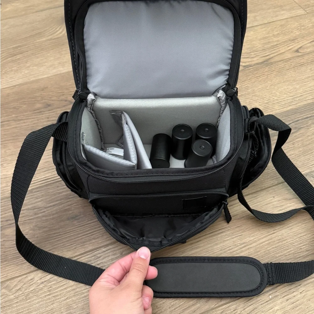 Sony Soft Carrying Case LCS-U21 Camera Case Bag Adjustable Strap Black